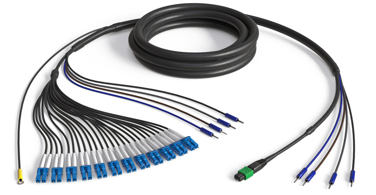 Hybrid Fiber and Power Trunk Cable