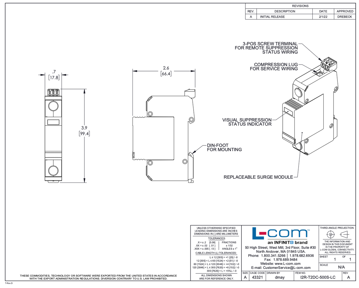 Distribution Enclosure for Hybrid FTTA System