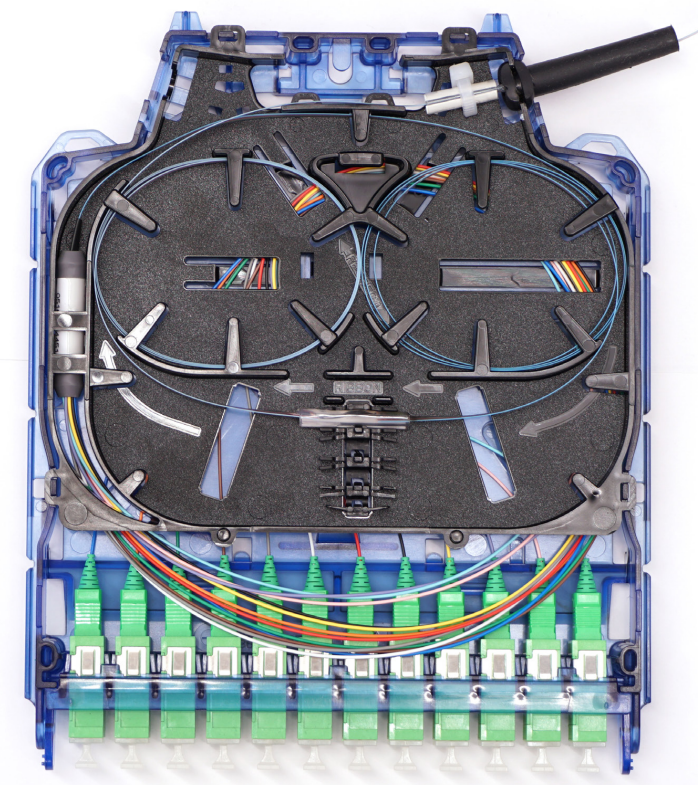 Clearfield Clearview Blue Patch and Splice Cassette